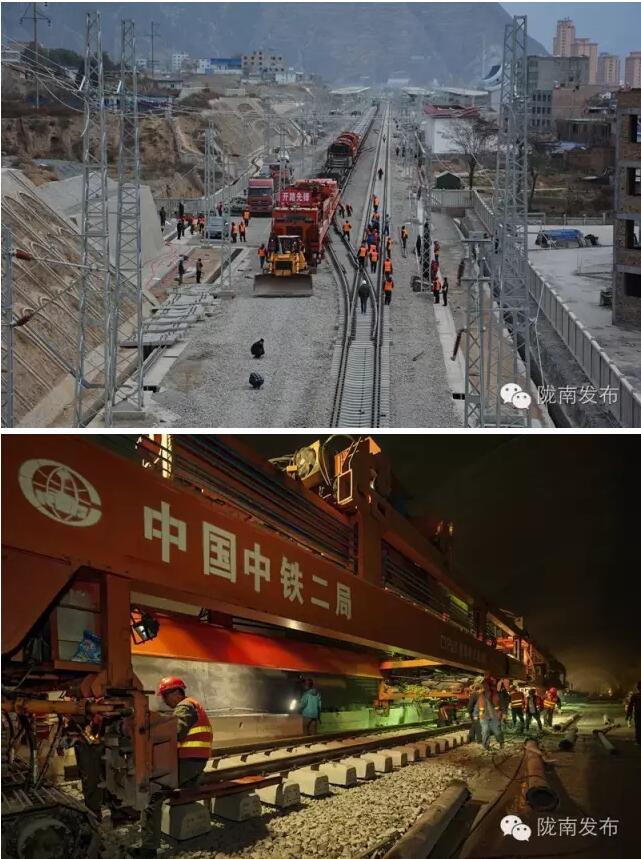 蘭渝鐵路最新進展！除胡麻嶺隧道外已全線鋪通